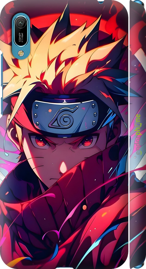 3D пластиковий матовий чехол Наруто для Huawei Y6 2019 - 6274m-1666 изображение 