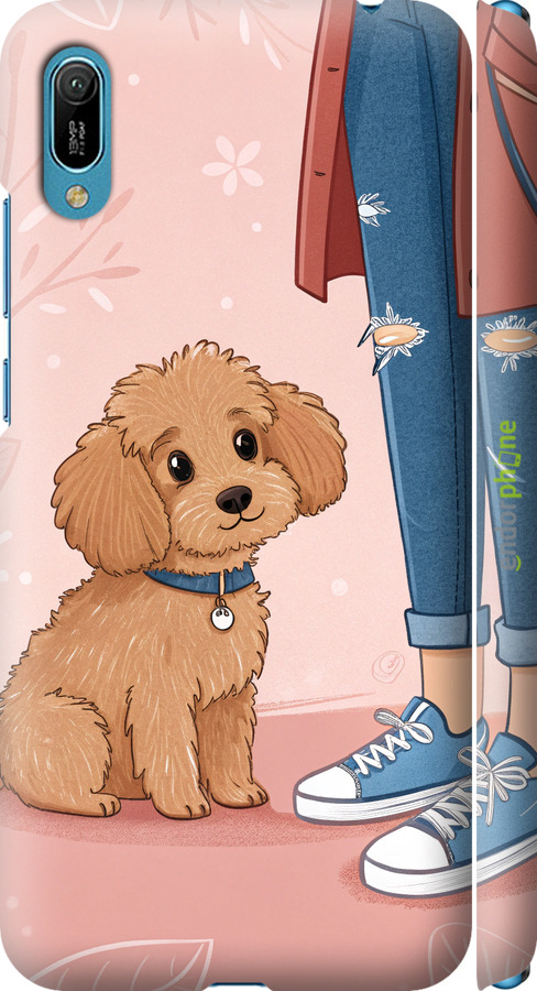 3D пластиковий матовий чехол Мальтипу 3 для Huawei Y6 2019 - 6706m-1666 изображение 