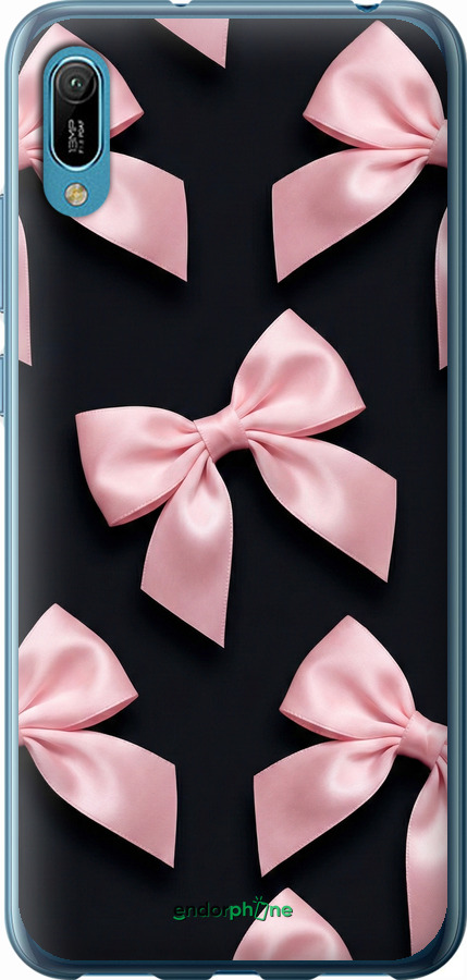Силиконовый чехол Coquette Ribbons Dark Coquette для Huawei Y6 2019 - 6767u-1666 изображение 
