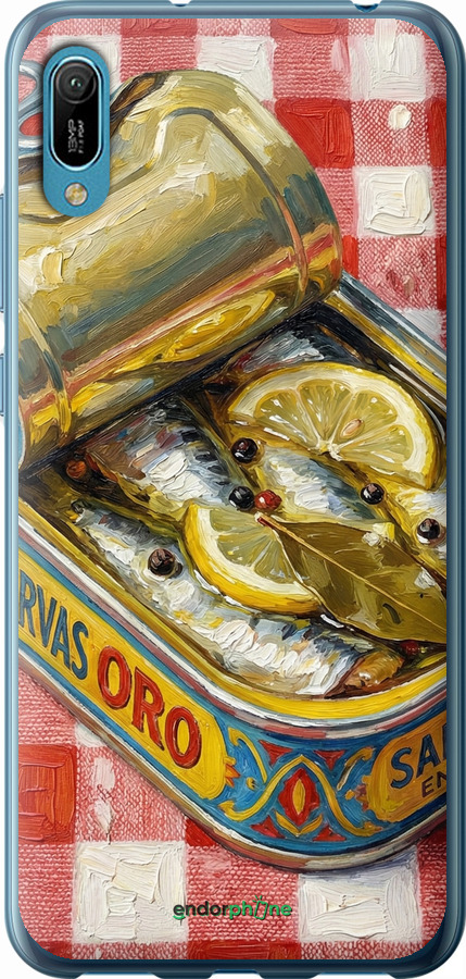 Силіконовий чехол Vintage Sardine Tin Phone для Huawei Y6 2019 - 6772u-1666 изображение 