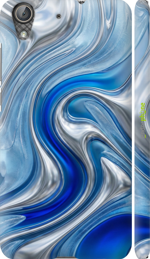 3D пластиковый матовый чехол Liquid Chrome для Huawei Y6 II - 6781m-338 изображение 