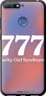 TPU чехол 'Aesthetic Aura Gradient 777 Lucky Energy' для Huawei Honor 7A Pro изображение 5