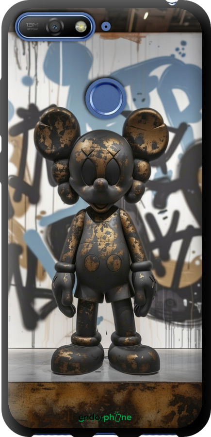 TPU чехол Bronze kaws v2 для Huawei Honor 7C - 6098b-1411 изображение 