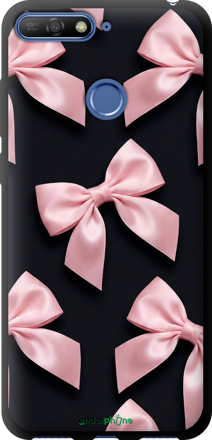 TPU чехол Coquette Ribbons Dark Coquette для Huawei Y6 Prime 2018 - 6767b-1441 изображение 