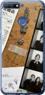 2D пластиковий чохол 'Aesthetic Scrapbook Collage' для Huawei Y6 Prime 2018 зображення 4