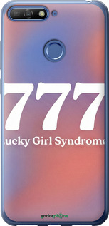 2D пластиковый чехол 'Aesthetic Aura Gradient 777 Lucky Energy' для Huawei Honor 7C изображение 5