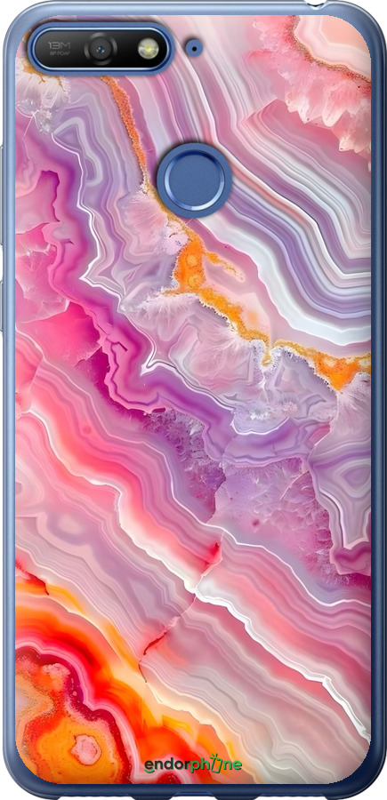 2D пластиковий чехол Мрамор 2 для Huawei Y6 Prime 2018 - 6307t-1441 изображение 