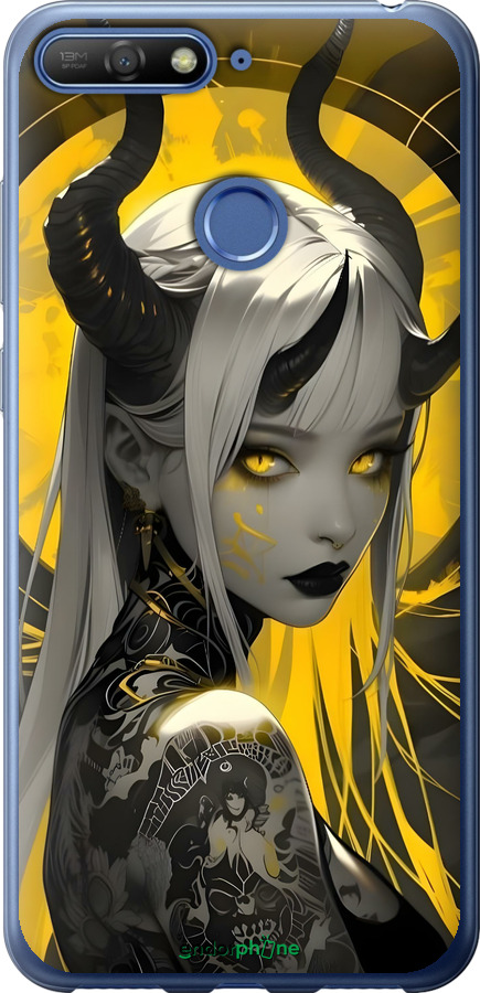Силіконовий чехол Аніме демон 2 для Huawei Y6 Prime 2018 - 6309u-1441 изображение 