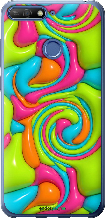 2D пластиковий чехол Y2K Jelly Dream для Huawei Honor 7A Pro - 6780t-1440 изображение 