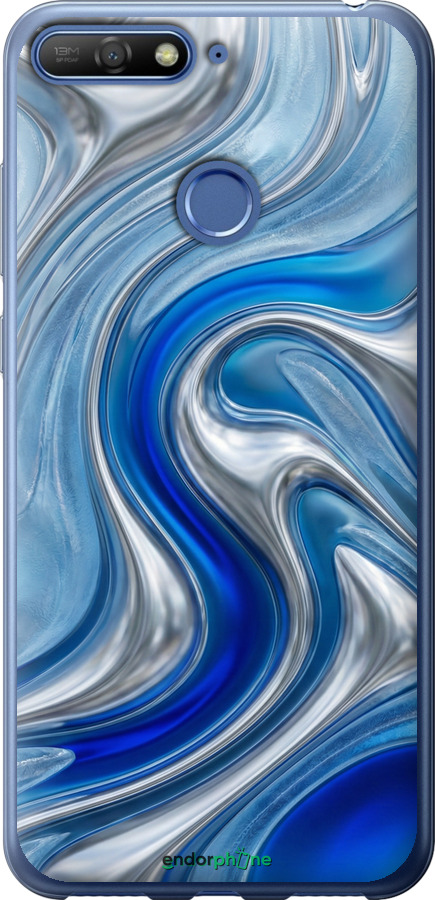 2D пластиковий чехол Liquid Chrome для Huawei Honor 7C - 6781t-1411 изображение 