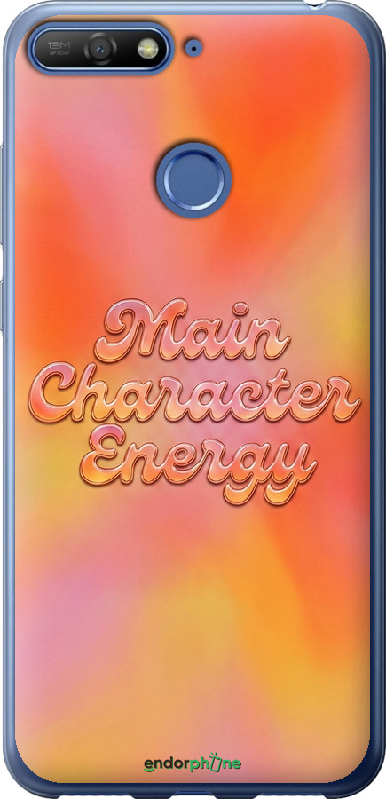 2D пластиковый чехол Aura Gradient Main Character Energy Aesthetic Y2K для Huawei Honor 7C - 6783t-1411 изображение 