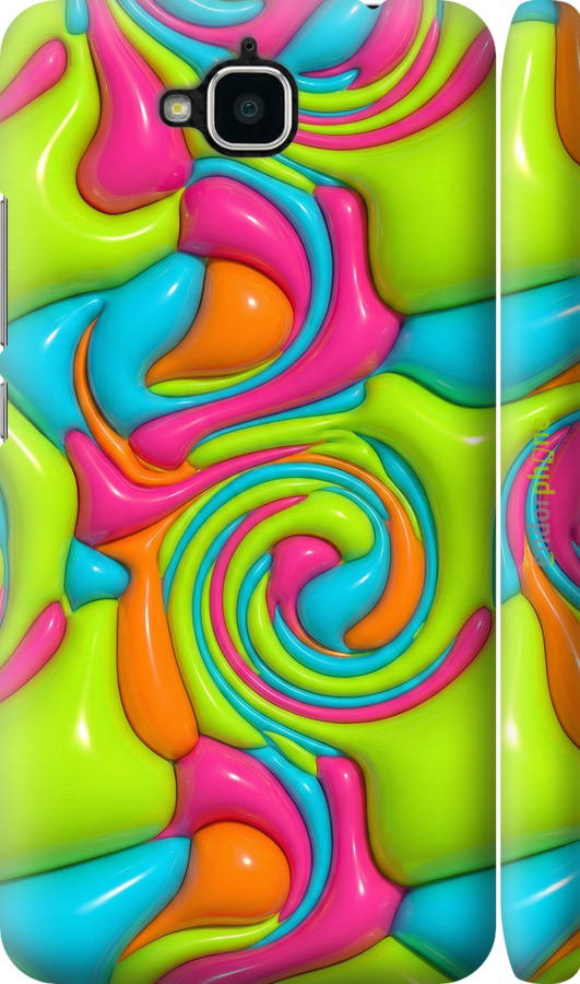 3D пластиковый матовый чехол Y2K Jelly Dream для Huawei Y6 Pro - 6780m-355 изображение 