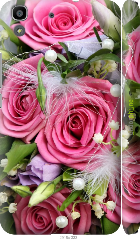 

3D пластиковий матовий чохол "Ніжність" для Huawei Y6, Рожевий