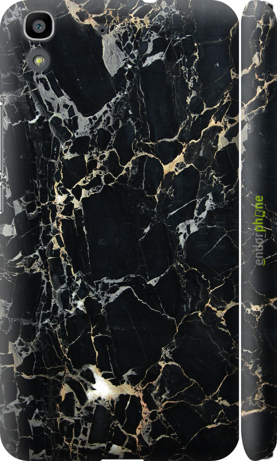 

Coque du 3D plastique mat "Marbre noir" pour Huawei Y6