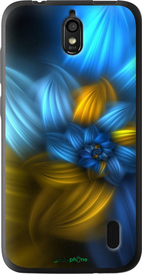 

Силіконовий чохол "Візерунок 46" для Huawei Ascend Y625, Синій