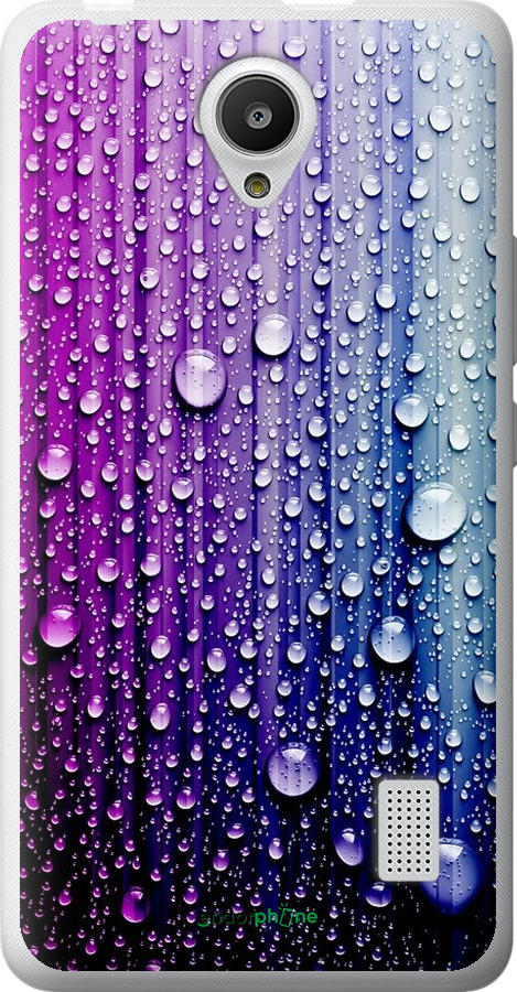

Силіконовий чохол "Краплини води" для Huawei Y635, Синій