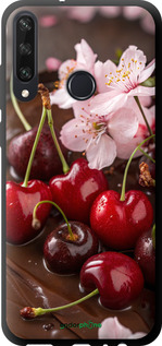 TPU чехол Вишня у шоколаді для Huawei Y6p - 6698b-1952 изображение 