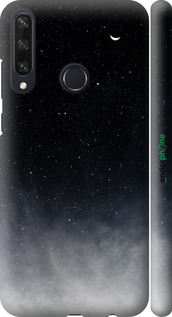 3D пластиковый матовый чехол Сині хмари, Синій місяць для Huawei Y6p - 6396m-1952 изображение 