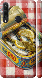 3D пластиковый матовый чехол Vintage Sardine Tin Phone для Huawei Y6p - 6772m-1952 изображение 