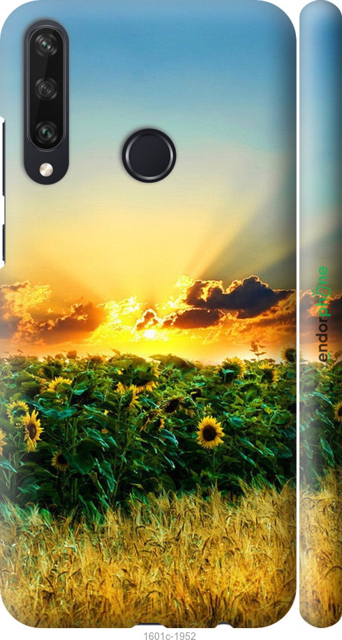 

3D пластиковий матовий чохол "Україна" для Huawei Y6p