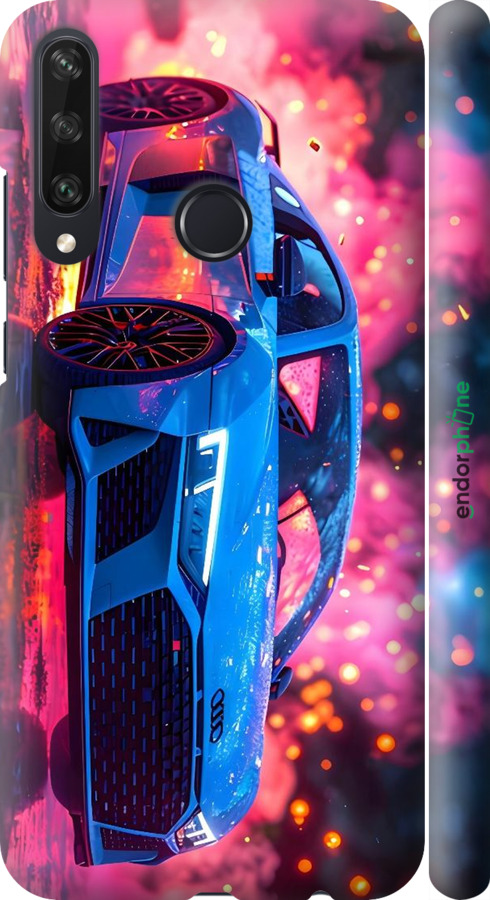 3D пластиковый матовый чехол Ауди для Huawei Y6p - 6286m-1952 изображение 