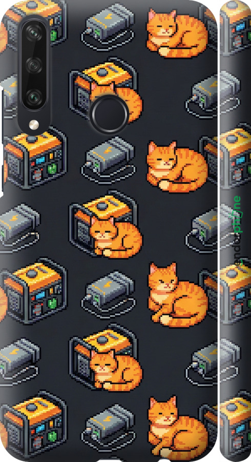 3D пластиковый матовый чехол Autonomous Zone для Huawei Y6p - 6771m-1952 изображение 