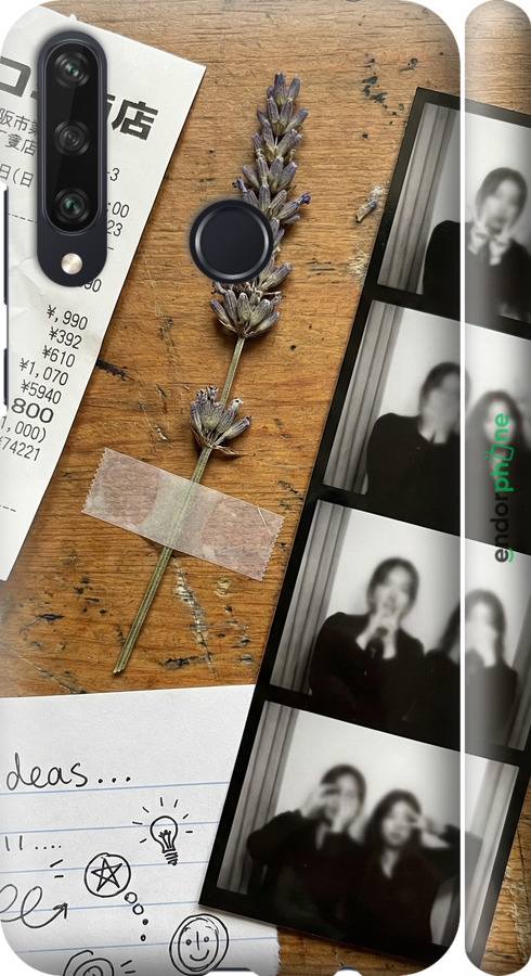 3D пластиковий матовий чехол Aesthetic Scrapbook Collage для Huawei Y6p - 6773m-1952 изображение 