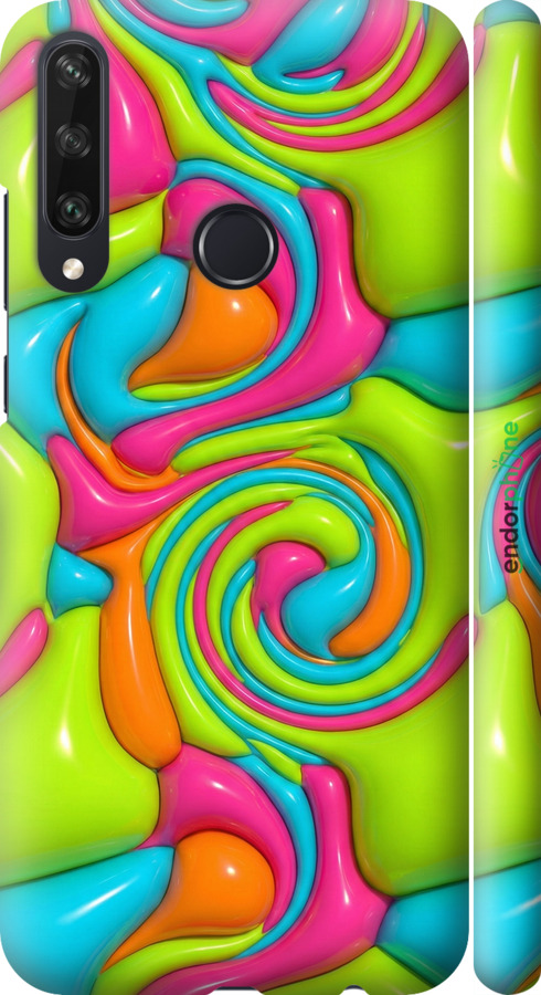 3D пластиковый матовый чехол Y2K Jelly Dream для Huawei Y6p - 6780m-1952 изображение 