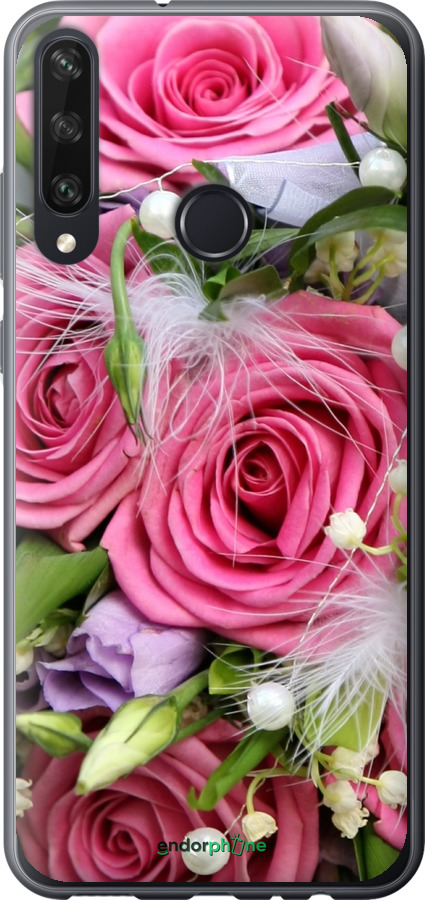 

2D пластиковий чохол "Ніжність" для Huawei Y6p, Рожевий