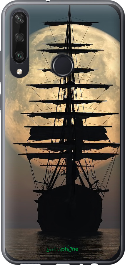 Силиконовый чехол Корабль для Huawei Y6p - 5998u-1952 изображение 