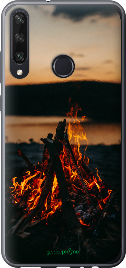 2D пластиковый чехол Огонь для Huawei Y6p - 6021t-1952 изображение 