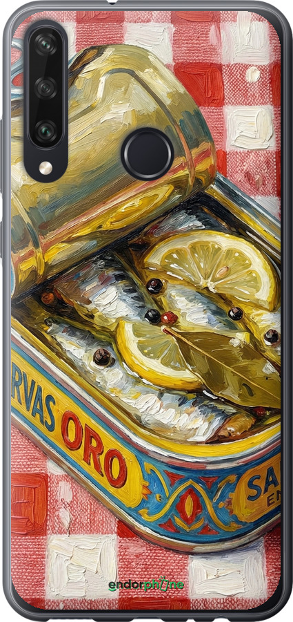 2D пластиковый чехол Vintage Sardine Tin Phone для Huawei Y6p - 6772t-1952 изображение 