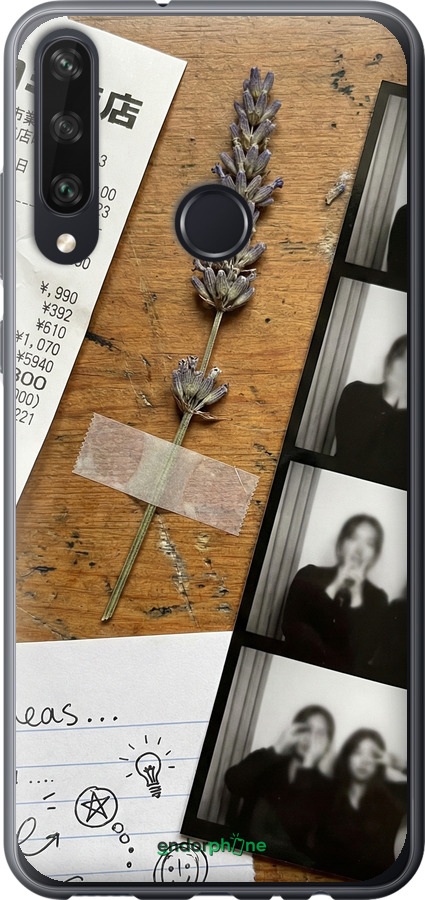 Силіконовий чехол Aesthetic Scrapbook Collage для Huawei Y6p - 6773u-1952 изображение 