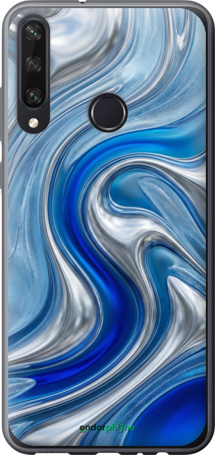 Силиконовый чехол Liquid Chrome для Huawei Y6p - 6781u-1952 изображение 