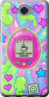 Силиконовый чехол 'Y2K Aesthetic Retro Pet: Годуй мене кавою' для Huawei Y7 2017 изображение 1