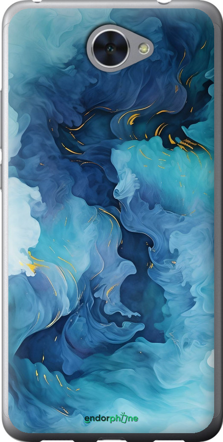 Силиконовый чехол Акварель для Huawei Y7 2017 - 6320u-1019 изображение 