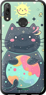 TPU чехол Милый котик для Huawei Y7 2019 - 6364b-1638 изображение 