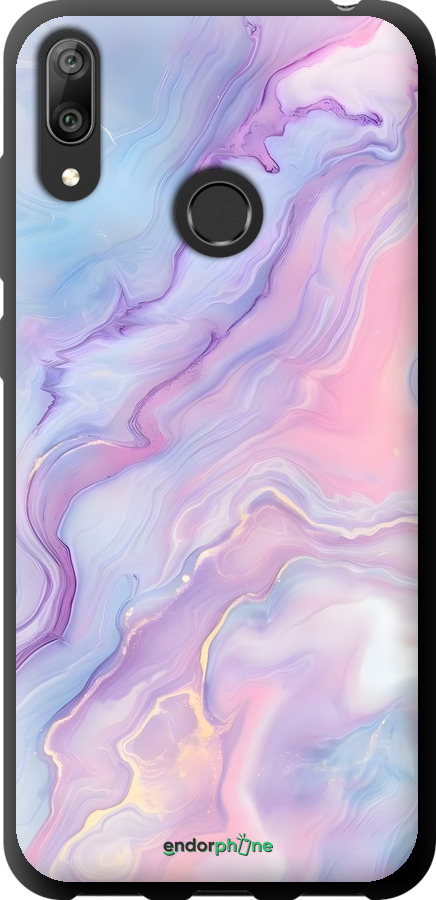 TPU чехол Нежный мрамор для Huawei Y7 2019 - 6310b-1638 изображение 