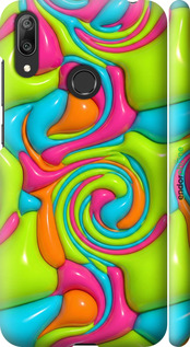 3D пластиковый матовый чехол 'Y2K Jelly Dream' для Huawei Y7 2019 изображение 3
