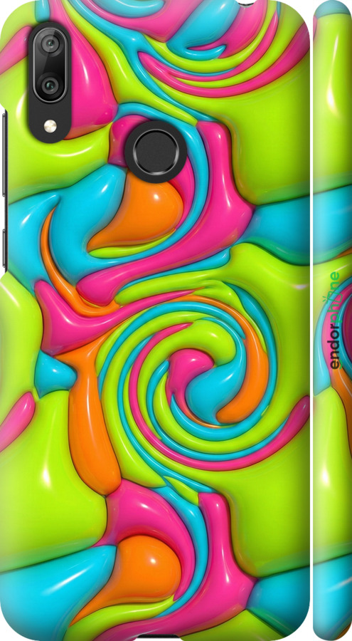 3D пластиковый матовый чехол Y2K Jelly Dream для Huawei Y7 2019 - 6780m-1638 изображение 