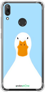 Силіконовий протиударний с посиленими кутами чехол Гусак для Huawei Y7 2019 - 6350sp-1638 изображение 