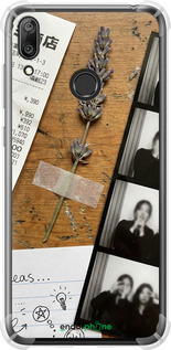 Силіконовий протиударний с посиленими кутами чехол Aesthetic Scrapbook Collage для Huawei Y7 2019 - 6773sp-1638 изображение 