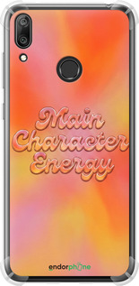 Силикон с усиленными углами чехол Aura Gradient Main Character Energy Aesthetic Y2K для Huawei Y7 2019 - 6783sp-1638 изображение 