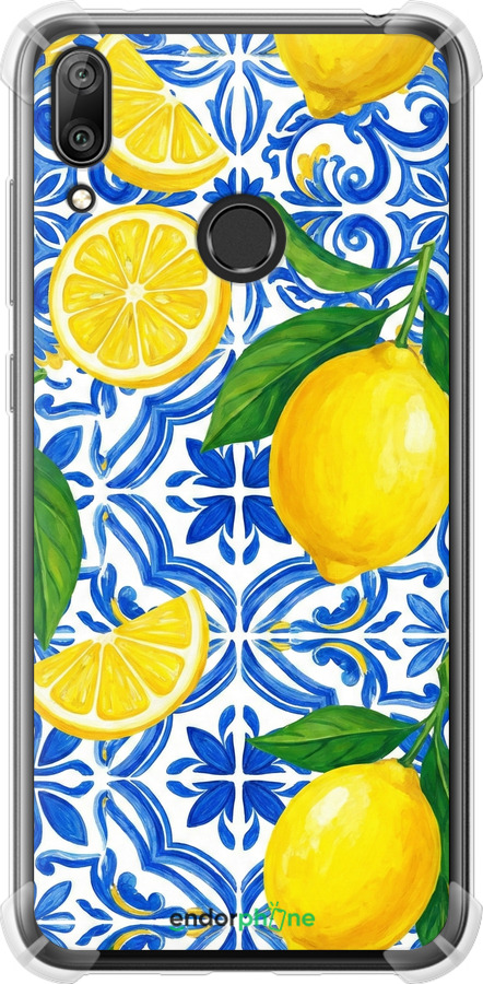 Силіконовий протиударний с посиленими кутами чехол Grocery Girl Italian Summer для Huawei Y7 2019 - 6766sp-1638 изображение 