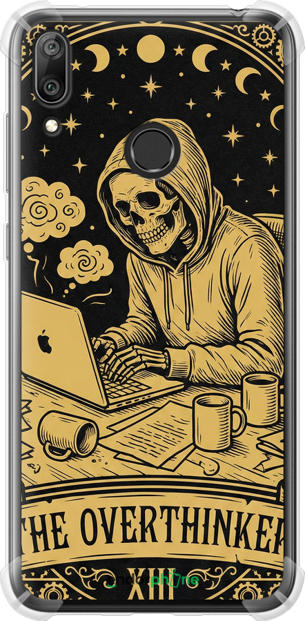 Силикон с усиленными углами чехол The Overthinker для Huawei Y7 2019 - 6774sp-1638 изображение 