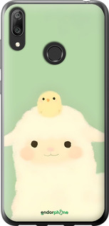 2D пластиковый чехол Барашек и ципленок для Huawei Y7 2019 - 6369t-1638 изображение 