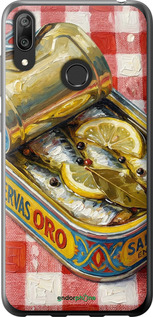 2D пластиковий чехол Vintage Sardine Tin Phone для Huawei Y7 2019 - 6772t-1638 изображение 