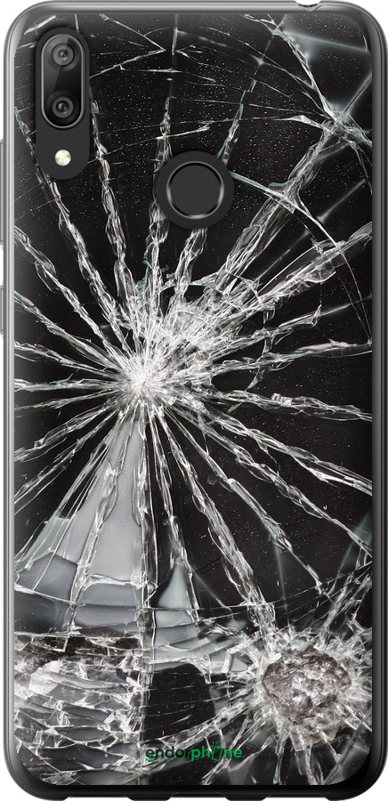 2D пластиковый чехол Glass для Huawei Y7 2019 - 6608t-1638 изображение 