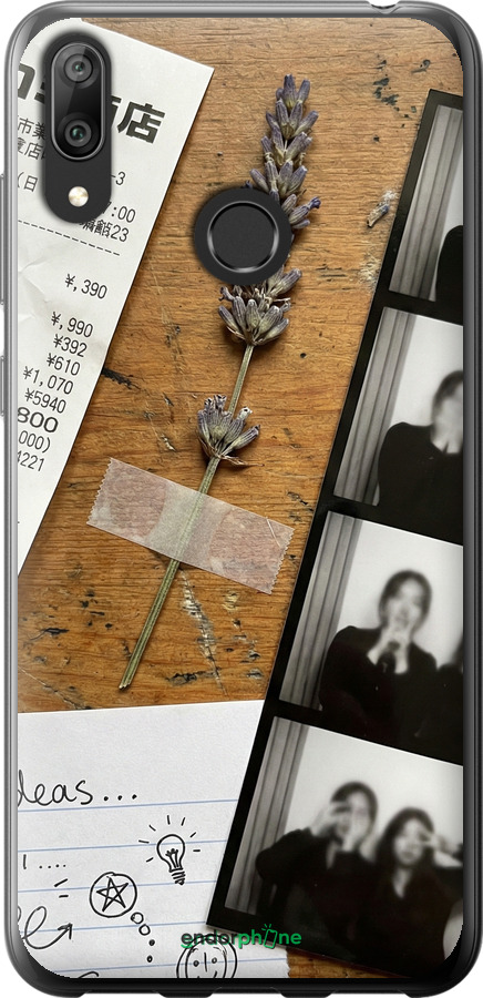 Силиконовый чехол Aesthetic Scrapbook Collage для Huawei Y7 2019 - 6773u-1638 изображение 