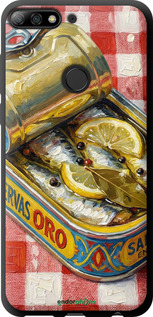 TPU чехол 'Vintage Sardine Tin Phone' для Huawei Honor 7C Pro изображение 4